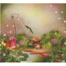 BAVLNĚNÝ PANEL - 13 x 14,5 cm 19RG8
