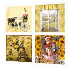 BAVLNĚNÝ PANEL - SADA 20,5 x 23 cm 3SGR55