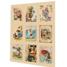 BAVLNĚNÝ PANEL - SADA 30 x 37,5 cm  NS296