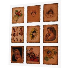 BAVLNĚNÝ PANEL - SADA 30 x 35 cm  GV14