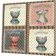 BAVLNĚNÝ PANEL - SADA 33 x 34 cm  4VNS27