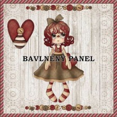 Bavlněná látka-panel A7311