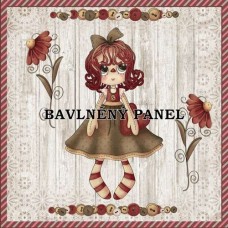 Bavlněná látka-panel A7312