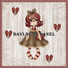 Bavlněná látka-panel A7315