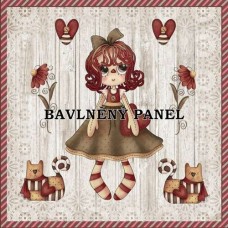 Bavlněná látka-panel A7316
