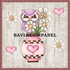 Bavlněná látka-panel A7322