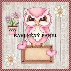 Bavlněná látka-panel A7324