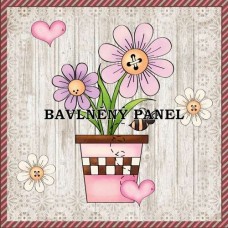 Bavlněná látka-panel A7325