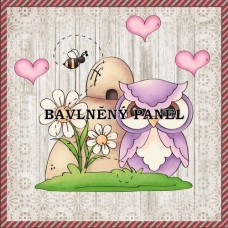 Bavlněná látka-panel A7326