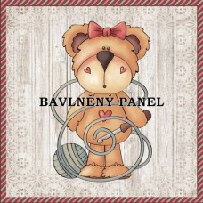 Bavlněná látka-panel A7331