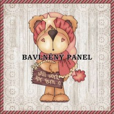 Bavlněná látka-panel A7332