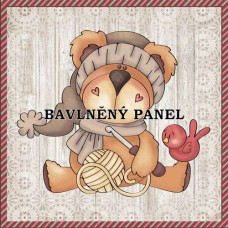 Bavlněná látka-panel A7334