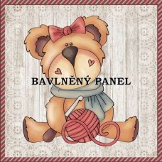 Bavlněná látka-panel A7335