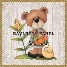 Bavlněná látka-panel A7341