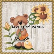 Bavlněná látka-panel A7343