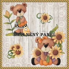 Bavlněná látka-panel A7344