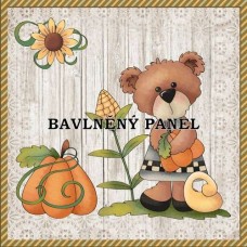 Bavlněná látka-panel A7345