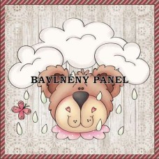 Bavlněná látka-panel A7351
