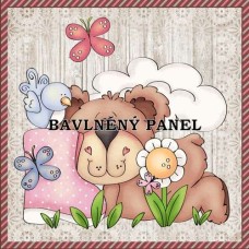 Bavlněná látka-panel A7354