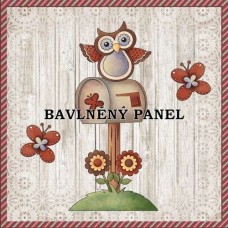 Bavlněná látka-panel A7361