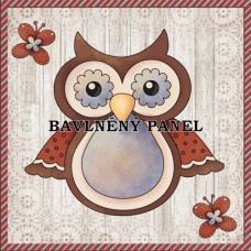 Bavlněná látka-panel A7363