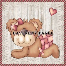 Bavlněná látka-panel A7371