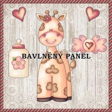 Bavlněná látka-panel A7373