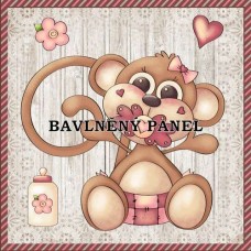 Bavlněná látka-panel A7374