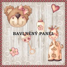 Bavlněná látka-panel A7375