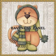 Bavlněná látka-panel A7381