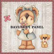 Bavlněná látka-panel A7392