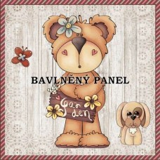 Bavlněná látka-panel A7393