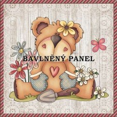 Bavlněná látka-panel A7394