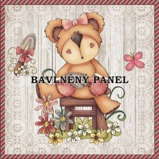 Bavlněná látka-panel A7395