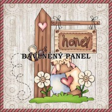 Bavlněná látka-panel A7403