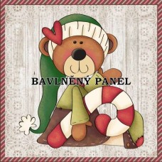 Bavlněná látka-panel A7413