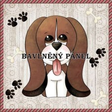 Bavlněná látka-panel A7421