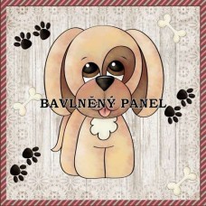 Bavlněná látka-panel A7422