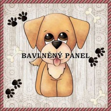 Bavlněná látka-panel A7425