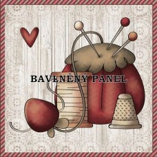 Bavlněná látka-panel A7441
