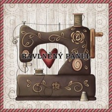 Bavlněná látka-panel A7442