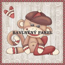 Bavlněná látka-panel A7451