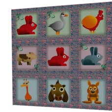 BAVLNĚNÝ PANEL - SADA 33 x 35 cm  3GS234