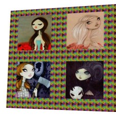 BAVLNĚNÝ PANEL - SADA 30 x 30 cm  3GS245