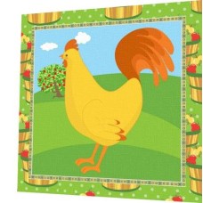 BAVLNĚNÝ PANEL - VELKÝ 32x32 cm  LP223