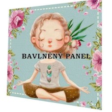 Bavlněná látka-panel A6744