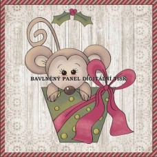 Bavlněná látka-panel A7762