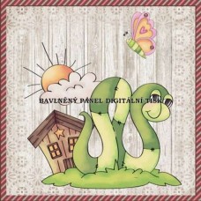Bavlněná látka-panel A7792