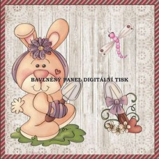 Bavlněná látka-panel A7824