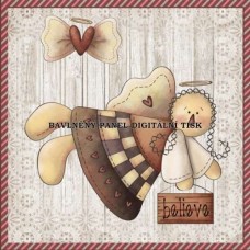 Bavlněná látka-panel A7851